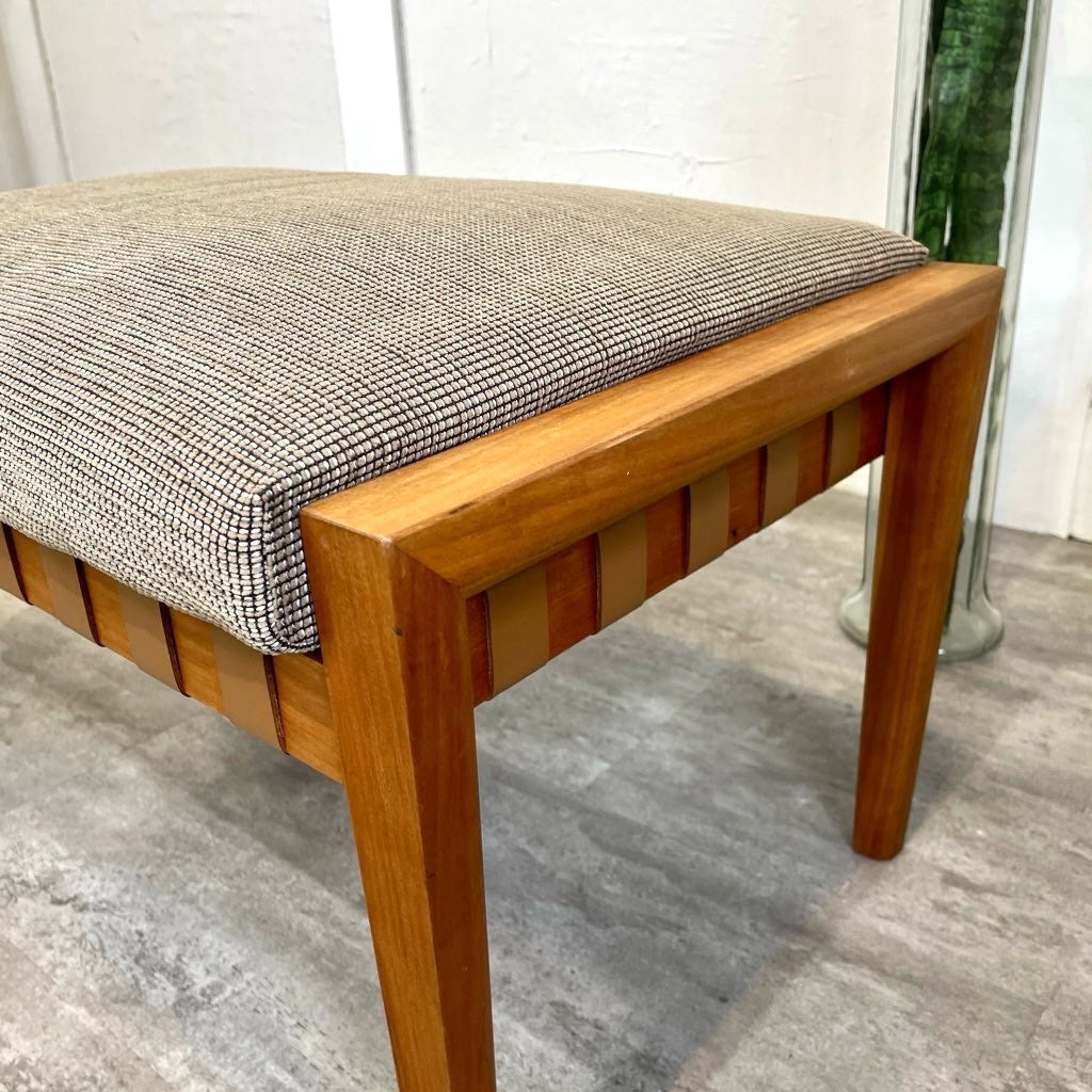 展示品リッツウェル ブラヴァ オットマン ウォールナット無垢材