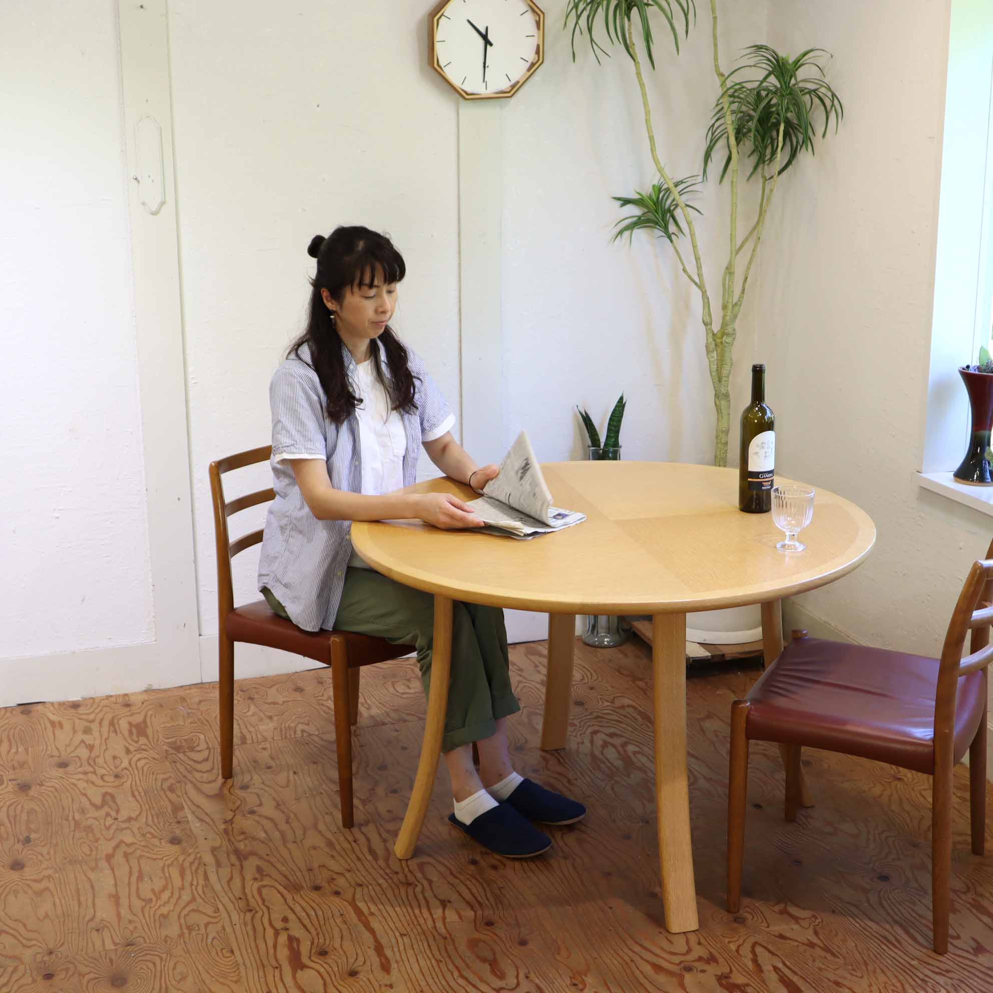 カンディハウス/CONDE HOUSE ルントオム/RUNT OM 丸テーブル