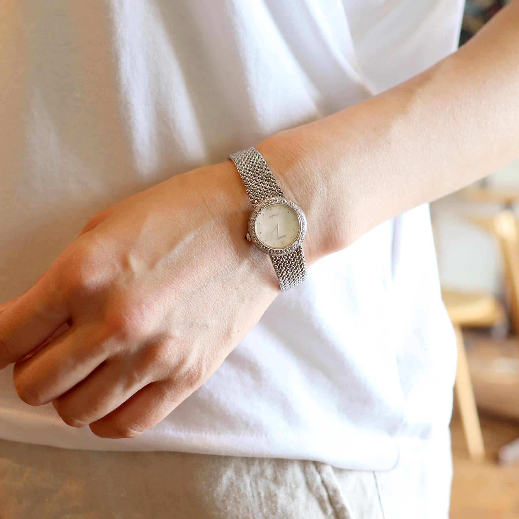 セイコー SEIKO エクセリーヌ 【13】 ヴィンテージ時計 レディース