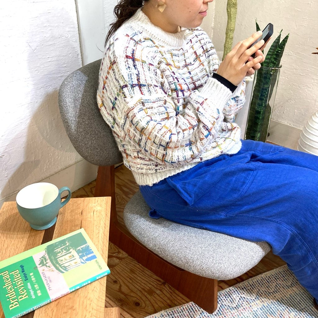 天童木工 / Tendo 低座イス チーク材 長大作 中古 こたつ 床座スタイル