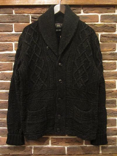 RRL等の通販サイト【RHYTHM】RRL(ダブルアールエル) SHAWL COLLAR KNIT
