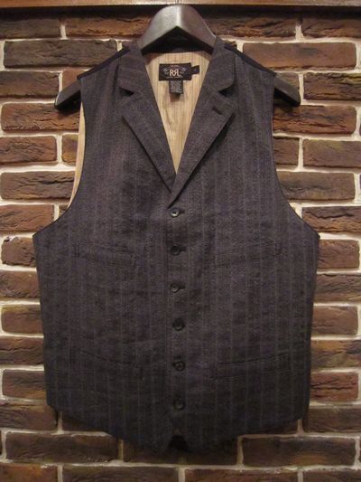 RRL等の通販サイト【RHYTHM】RRL(ダブルアールエル)STRIPE VEST