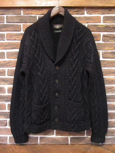 RRL等の通販サイト【RHYTHM】RRL(ダブルアールエル) SHAWL COLLAR KNIT