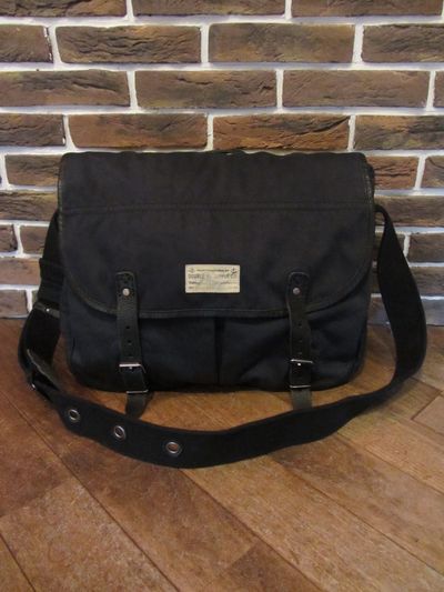 RRL等の通販サイト【RHYTHM】RRL(ダブルアールエル) NAVY SHOULDER BAG