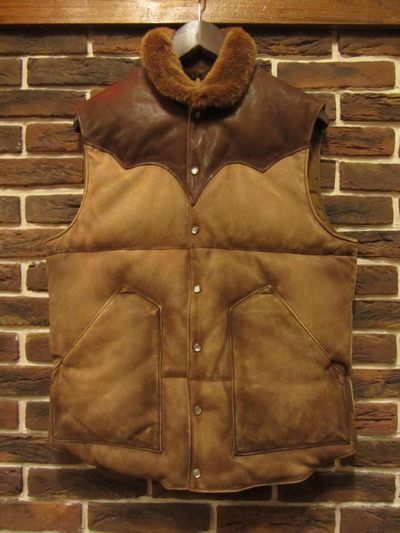 RRL等の通販サイト【RHYTHM】RRL(ダブルアールエル)DEERSKIN DOWN VEST