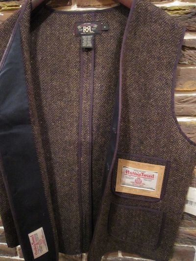 RRL等の通販サイト【RHYTHM】RRL(ダブルアールエル) HARRIS TWEED VEST