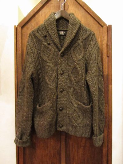 RRL等の通販サイト【RHYTHM】RRL(ダブルアールエル) ARAN KNIT SHAWL