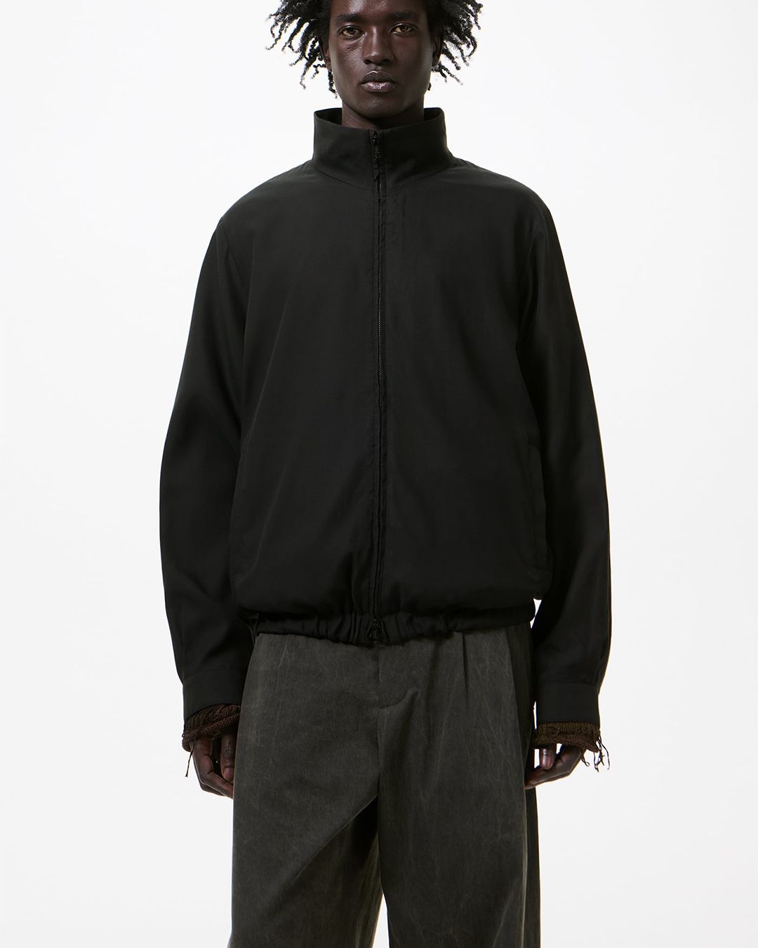 OUR LEGACY - CASINO JACKET Still Black Calm Cupro Cotton | River