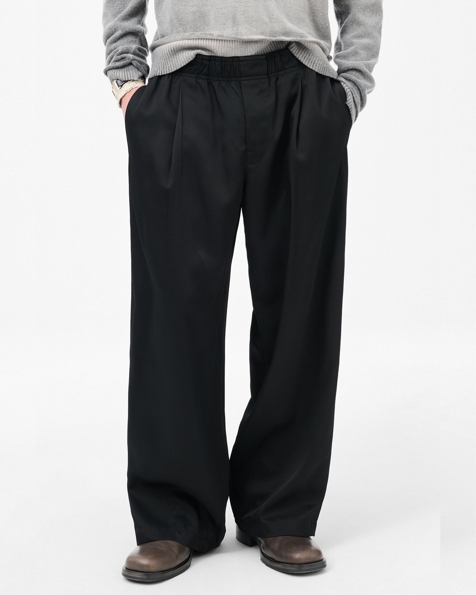 OUR LEGACY - 【Last1 Size48】 LEISURE TROUSER Fresh Black Tarmac