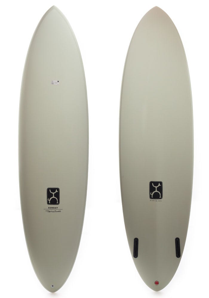 Firewire 7'3 Sunday Midlength Twin Fin Surfboard | Rider Shack