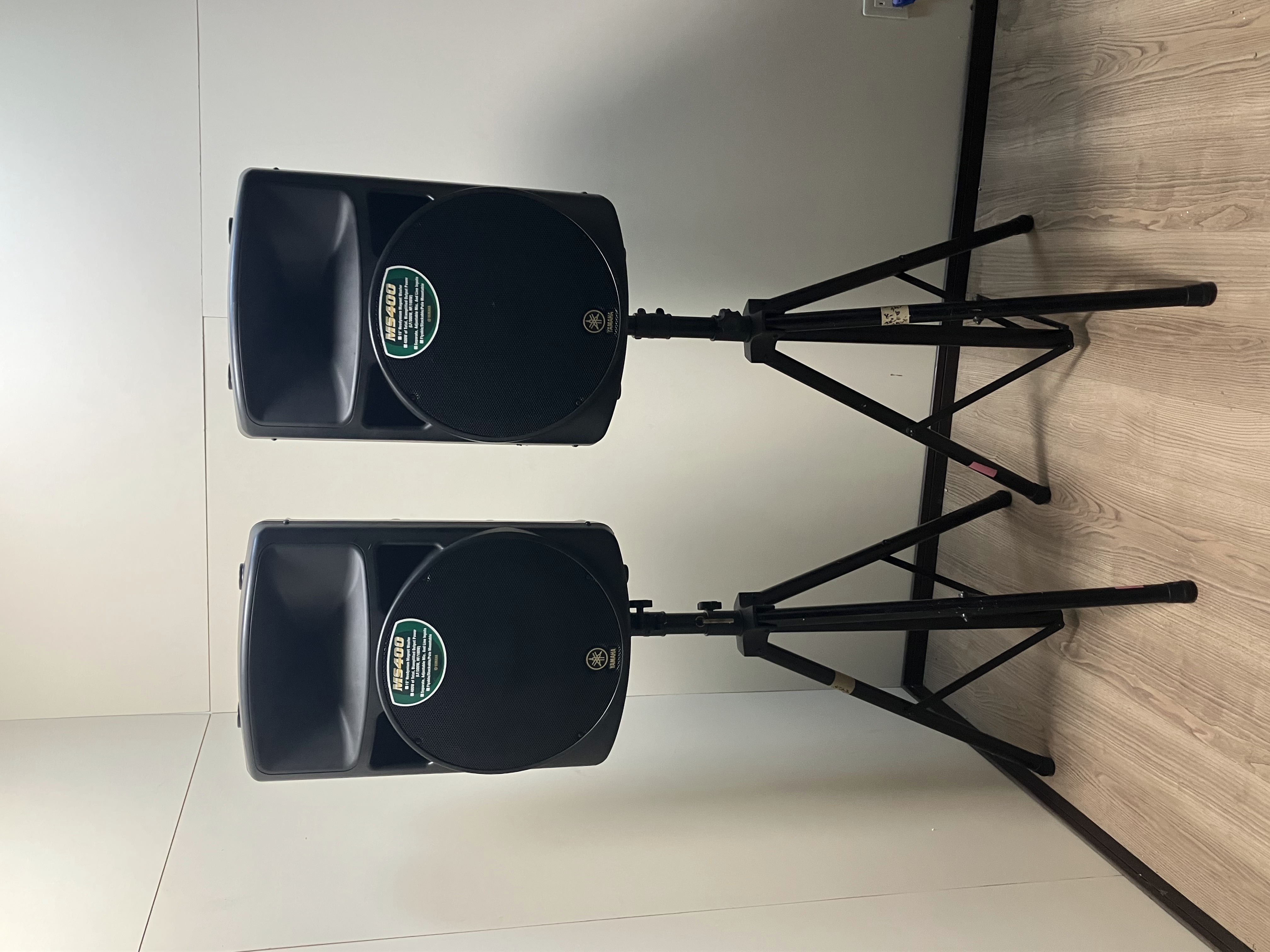 YAMAHA ヤマハ スタンド付き パワードスピーカー MS400 PA機材 音響機材