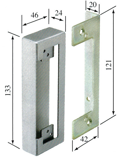 MIWA,美和ロック ADストライク用面付ボックス