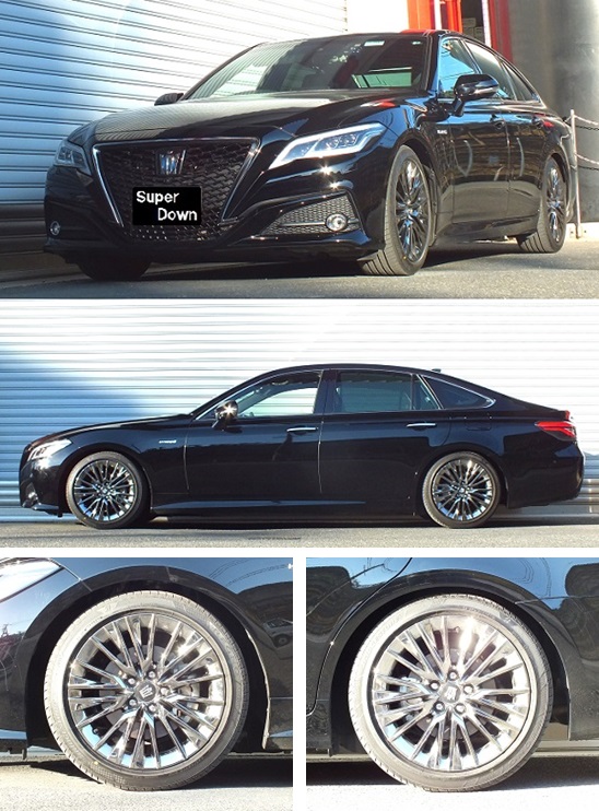 クラウンハイブリッド4WD ダウンサス 『 Ti2000 』 開発完了