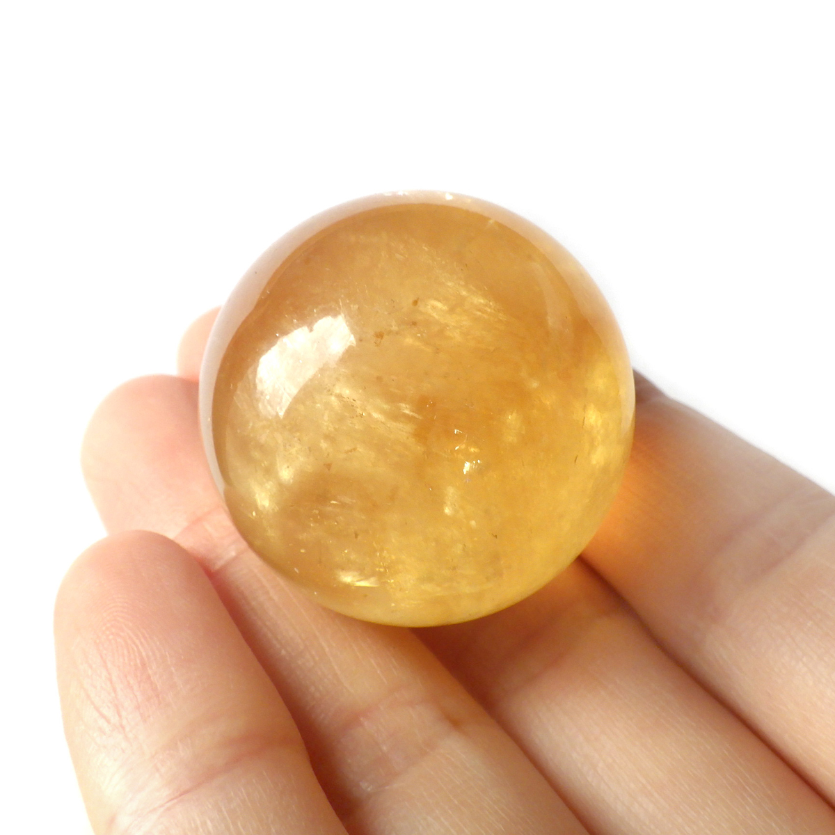 ゴールデンカルサイトスフィアBIGサイズ♡No.2279 1kg ゴールデンカル