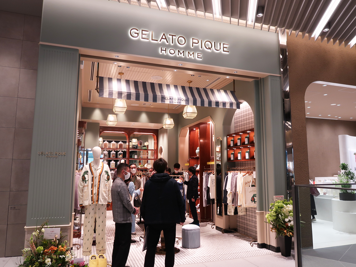 ジェラート ピケ／東京ミッドタウン八重洲にメンズ専門店を初出店