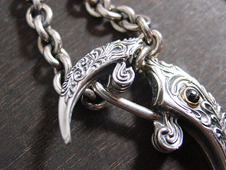 K-SMITH EAGLE CLAW チョーカー 【天然石付き】