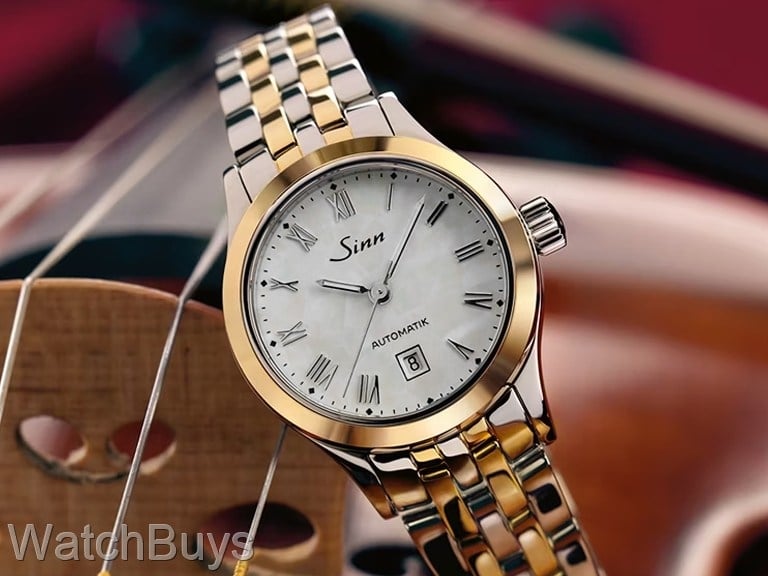 Sinn 456 St GG MOP White on Bracelet