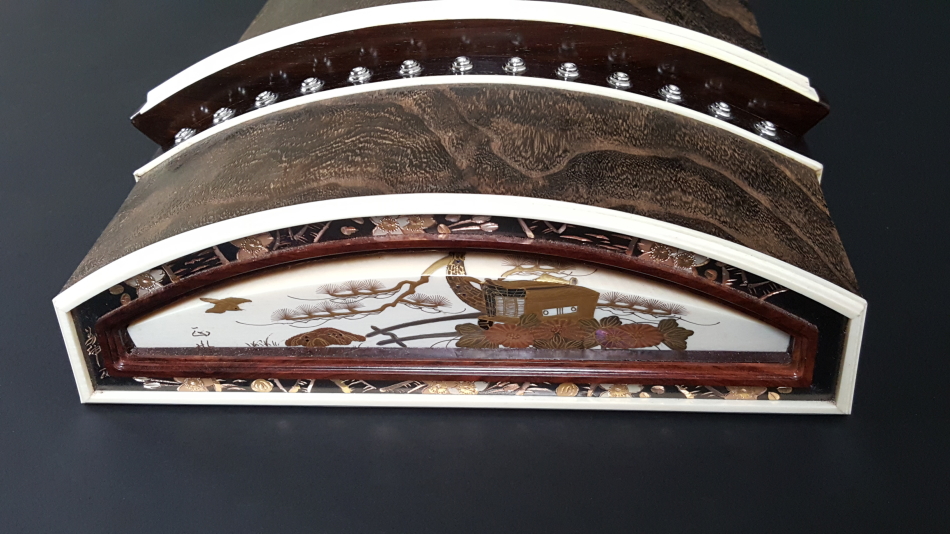 厳選中古品 琴）くり甲琴・玉縁紅木巻 WKT-TKOTO21【和楽器市場・本館】