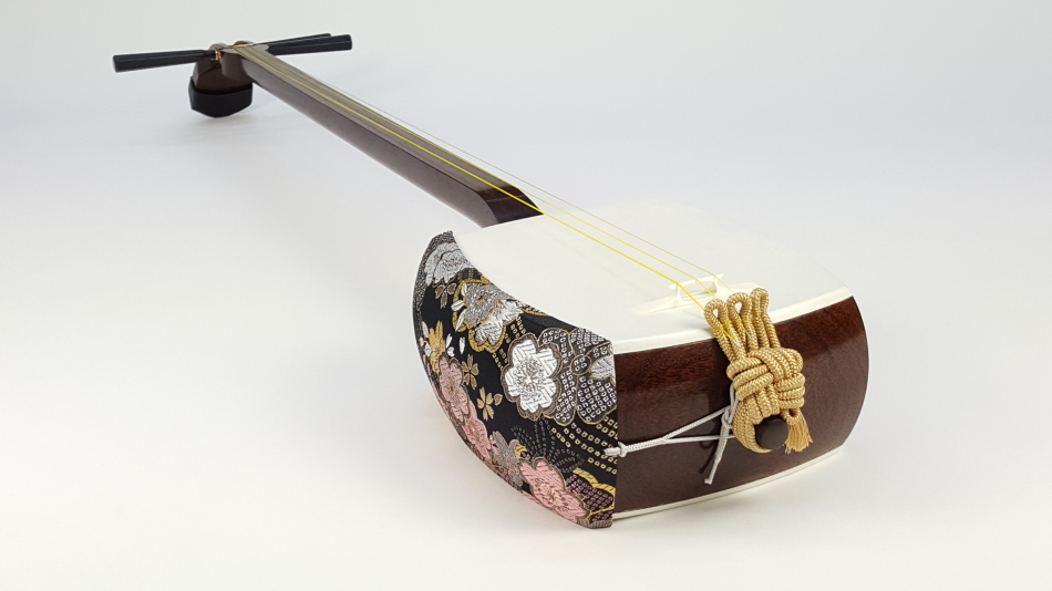 津軽三味線 紅木 東さわり 太棹 和楽器 弦楽器 ハードケース 三味線