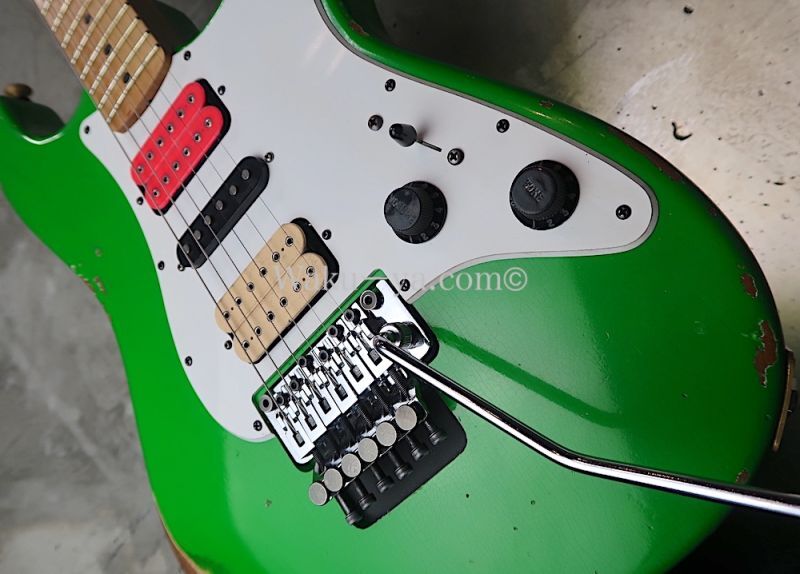 Charvel Custom Shop Green Meanie / Steve Vai / Heavy Relic - 和