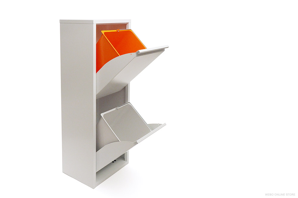 STEEL DUST BOX Waste Bin Separator 2 分別 ダストボックス / Dottus