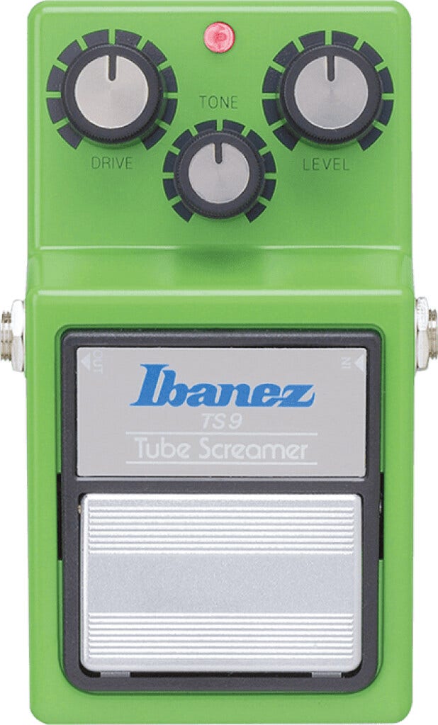 Ibanez TS9 Tube Screamer Overdrive Pedal - Classic Sound Reissue