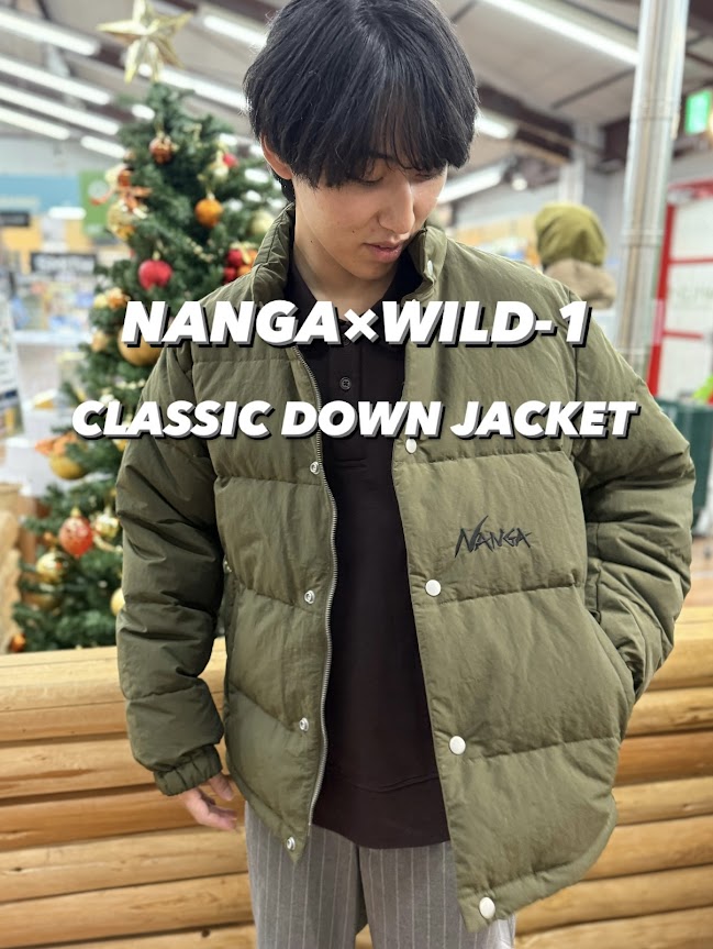 WILD-1創業40th記念モデルNANGA×WILD-1ダウンジャケット｜アウトドア