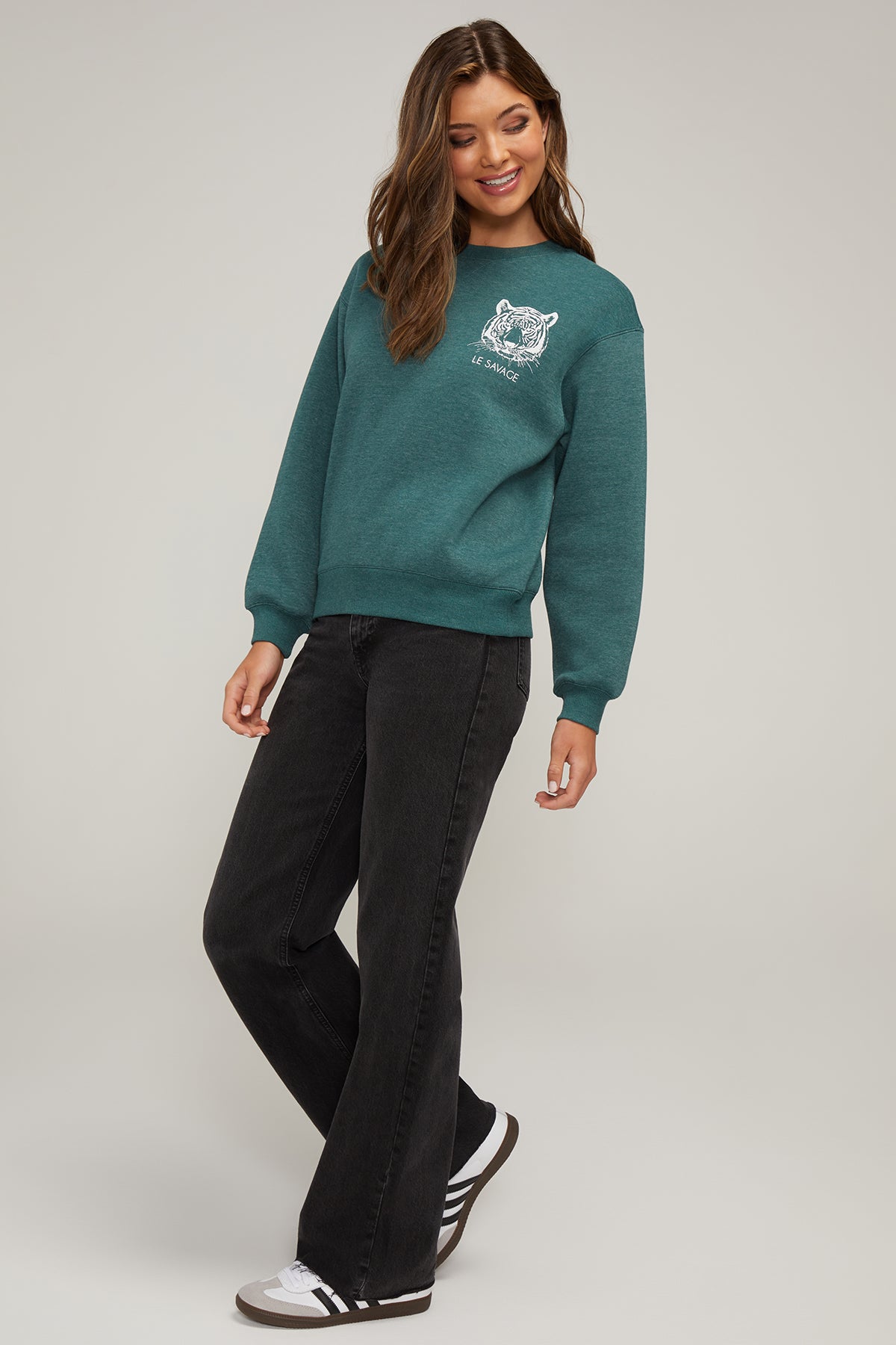 Le Savage Cody Sweatshirt | Heather June Bug – Wildfox Couture