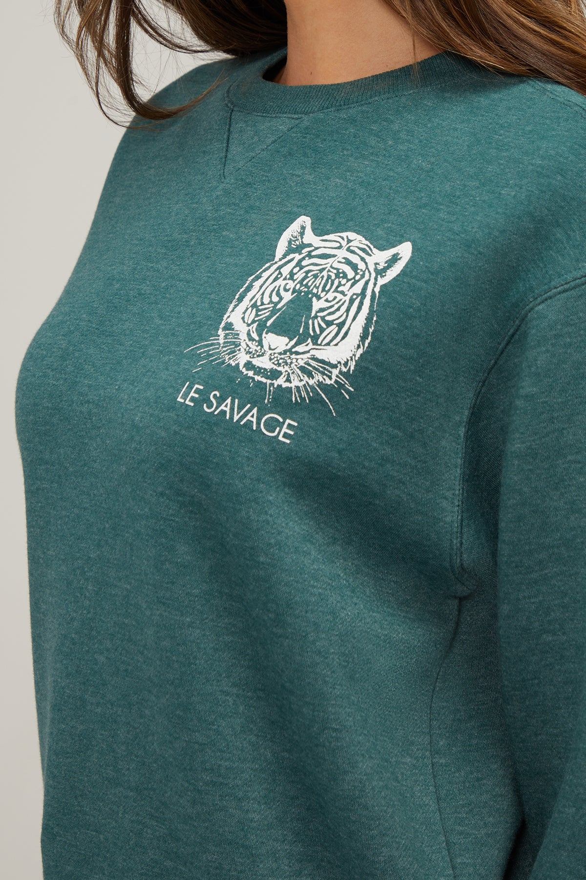 Le Savage Cody Sweatshirt | Heather June Bug – Wildfox Couture