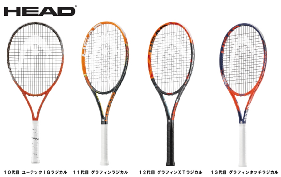 HEAD (ヘッド）ユーテック グラフィン ラジカルMP 打ち比べ2本セット