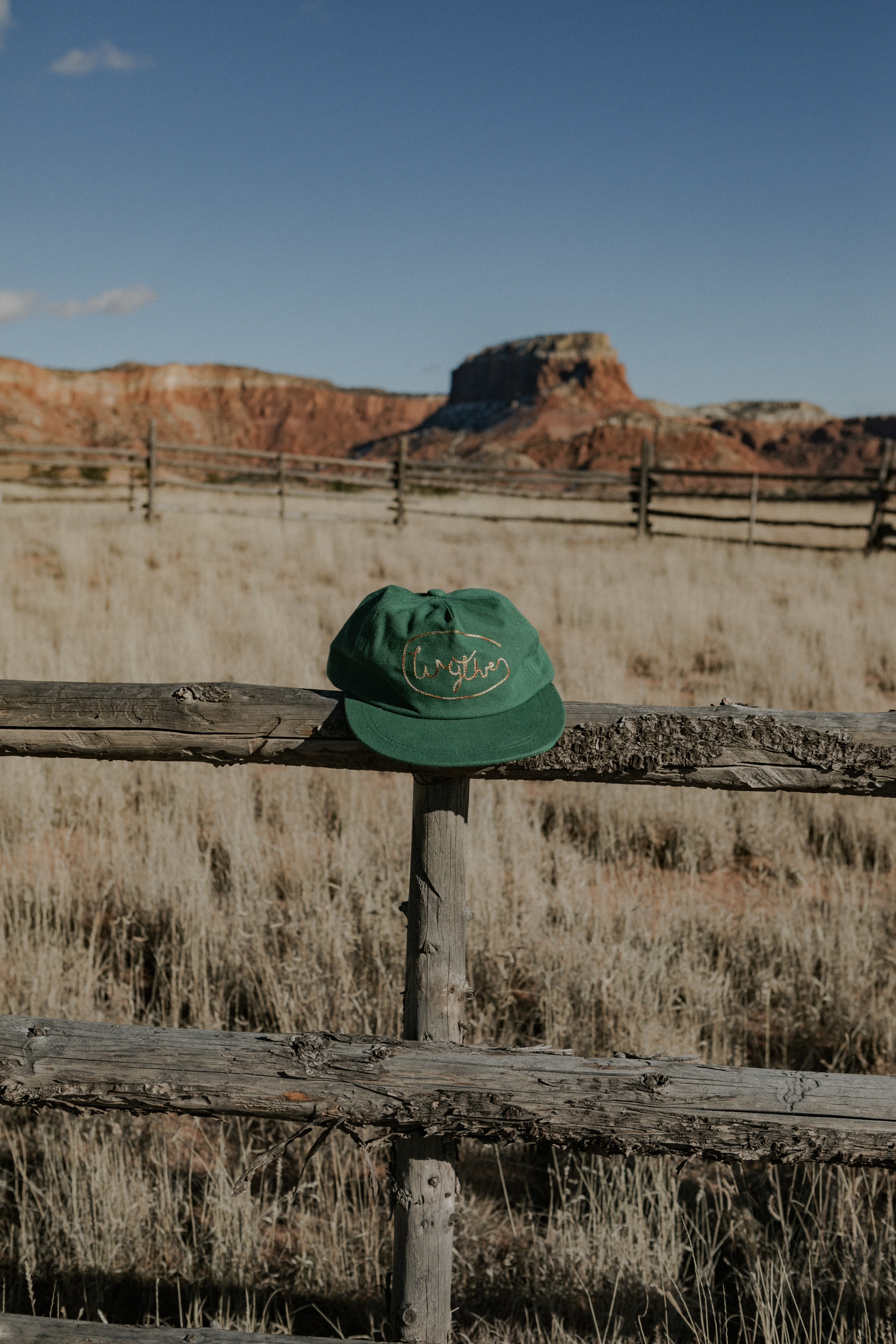 Chainstitched Canvas Ranch Hat - Green/Ombre – Wythe