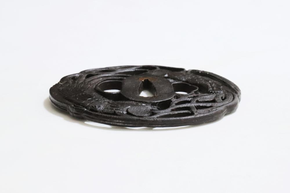 前金具 目貫 金工 人物 にわとり 9点 前金具 目貫 金工 人物 にわとり