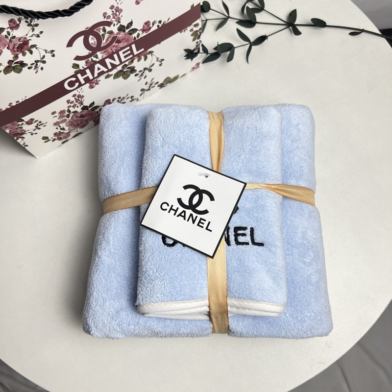 Chanel シャネルブランド 2点セット スポーツタオル耐洗濯 ギフト人気 女性