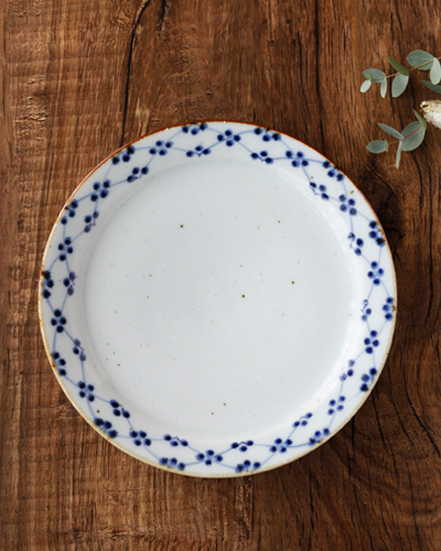 砥部焼の和食器 皐月窯の大皿 【砥部工房 からくさ】