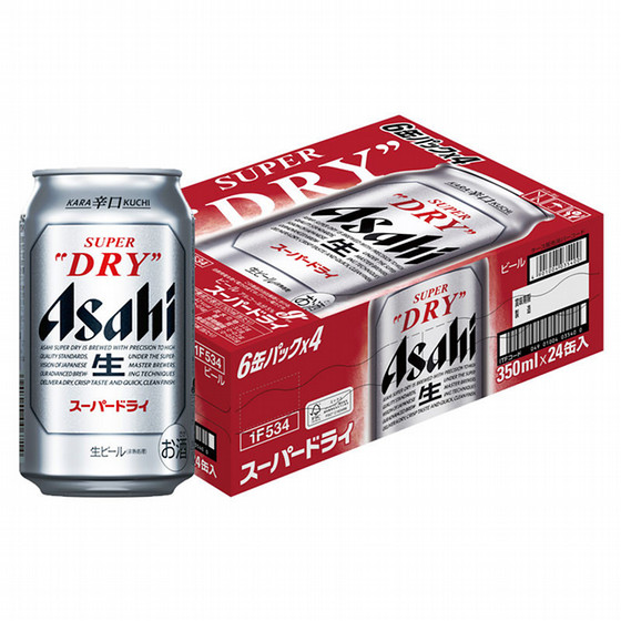 アサヒビール］アサヒスーパードライ350ml缶 24本入り - 東武の食品