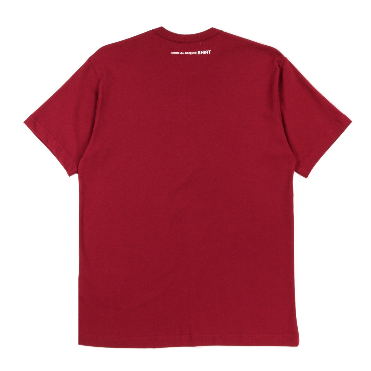 COMME DES GARCONS SHIRT T016 T-SHIRT BURGUNDY | TODAY CLOTHING
