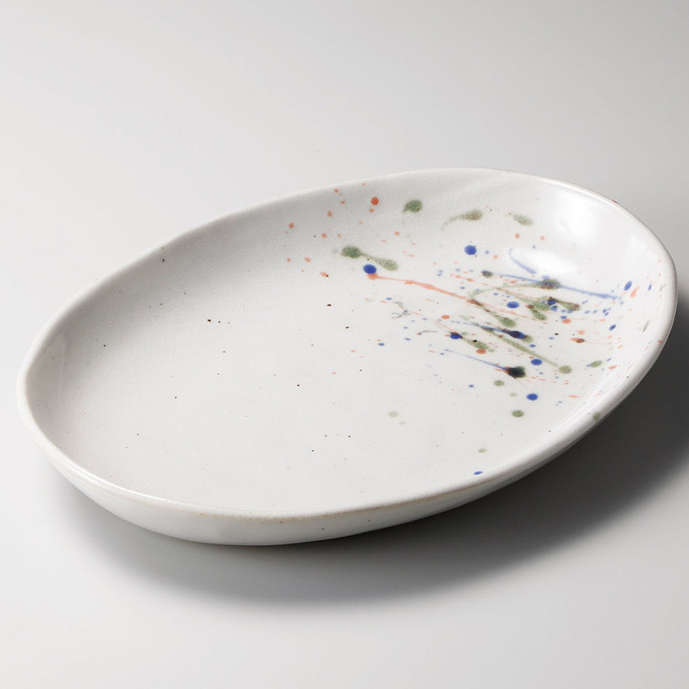 はるかぜ 9寸楕円皿(楕円形の中皿(和食器))|食器通販の陶磁庵