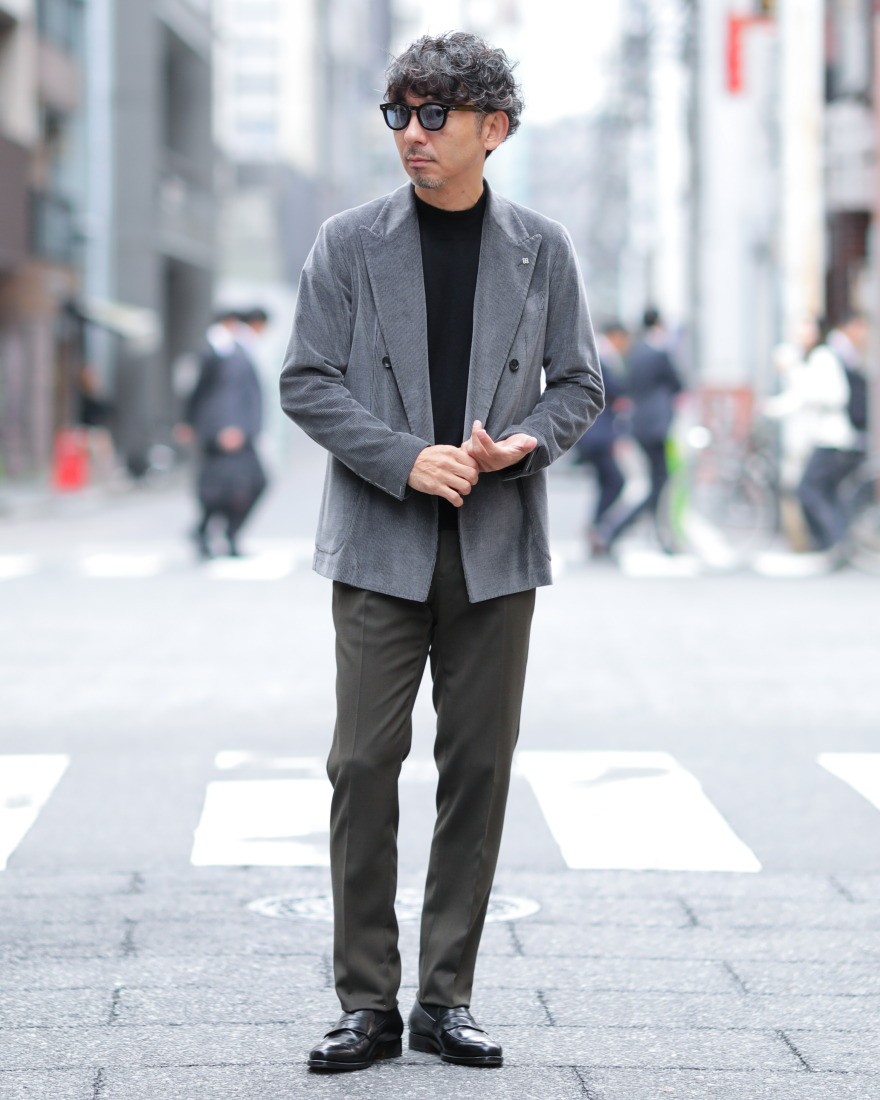 テクニカルウール ストレッチスラックス【FEDERICO SLIM】｜GTA（ジー