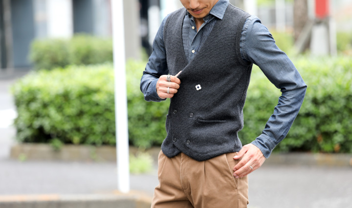 今年の秋冬は柔らかいウールニットで仕立ててみました。｜TOKYOlife