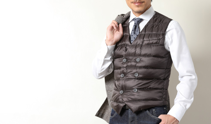 一つの買い足しだけで冬を越せてしまう最強のHERNO流ジレ｜TOKYOlife