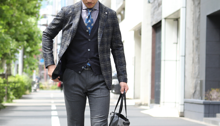 ドレススタイルに燦然と蘇ったINCOTEXの正統派1プリーツスタイル