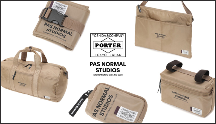 帰ってきた？！PAS NORMAL STUDIOS×PORTERのコラボアイテム第二弾