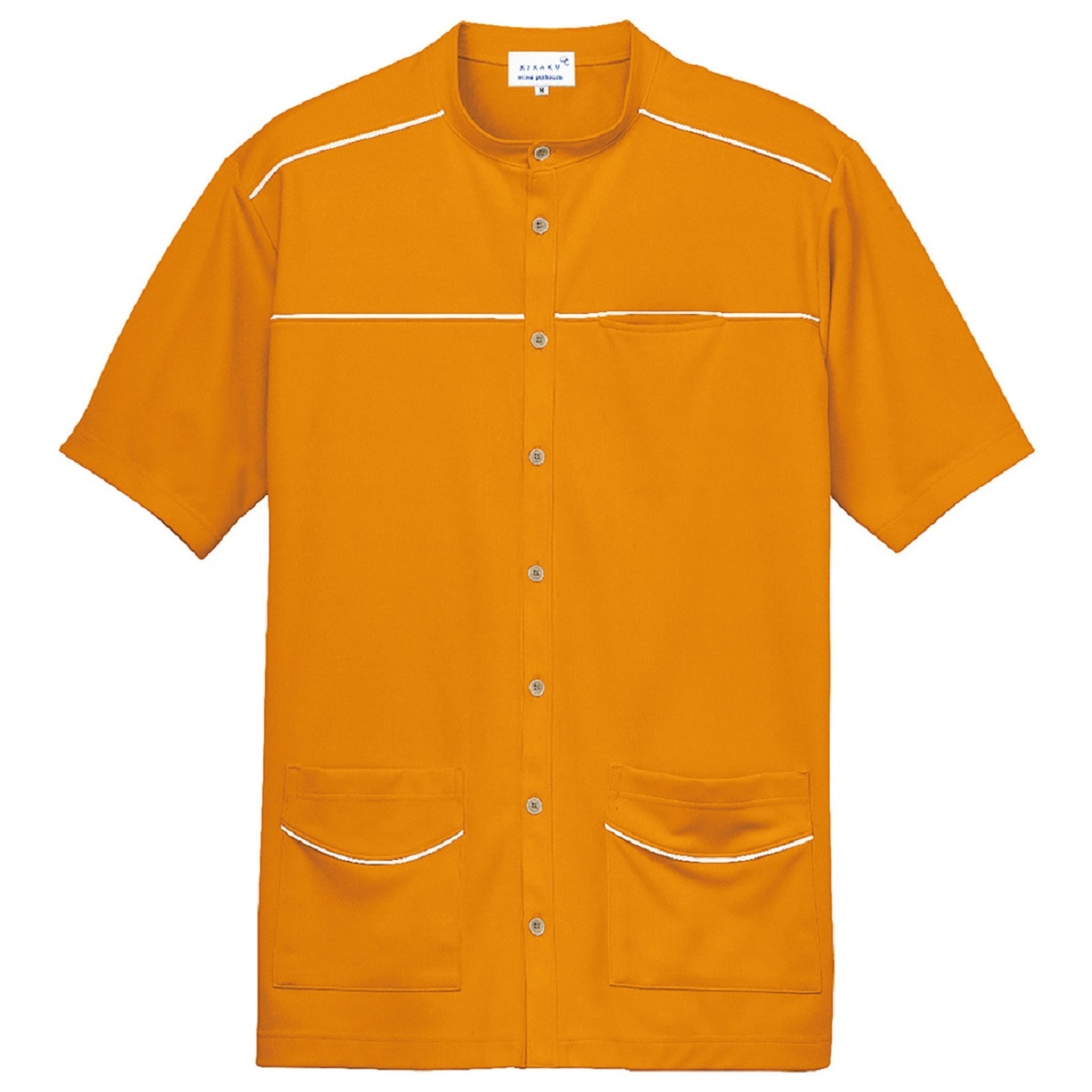 品番： 4P12002 】 男女兼用 シャツ 介護士用 防縮 吸汗 速乾 両脇