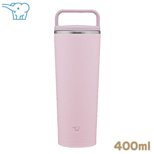 象印 ステンレスキャリータンブラー 400ml パウダリーピンク SX-JS40