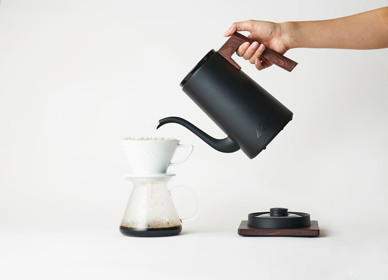 Kalita カリタ 電気ケトル ブラック KEDP-X1