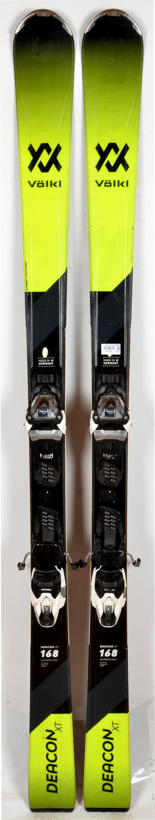 Völkl DEACON XT yellow / black - skis d'occasion – Top N Sport