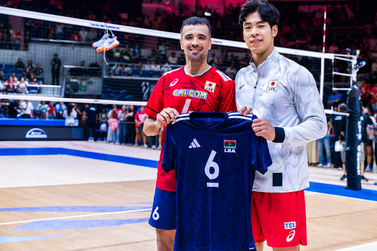 宮浦健人とユニフォーム交換をしたリビア主将「彼は私の長男に本当に