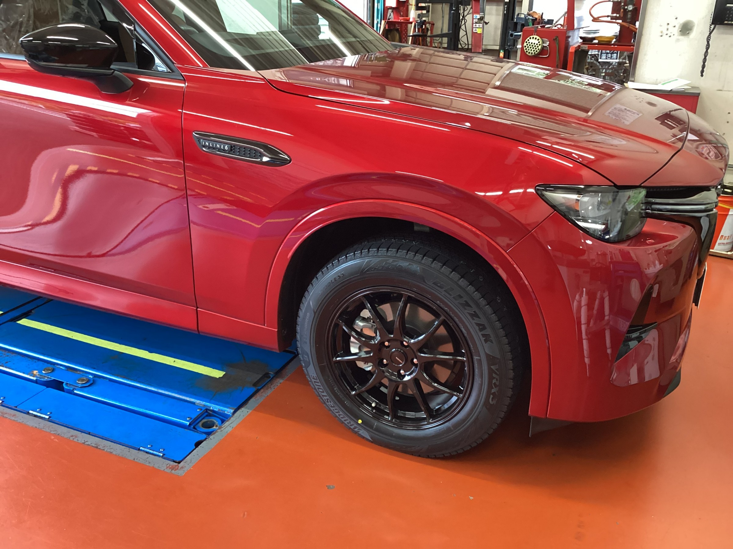 マツダ CX-60 スタッドレスタイヤホイールセット装着 | 店舗おススメ