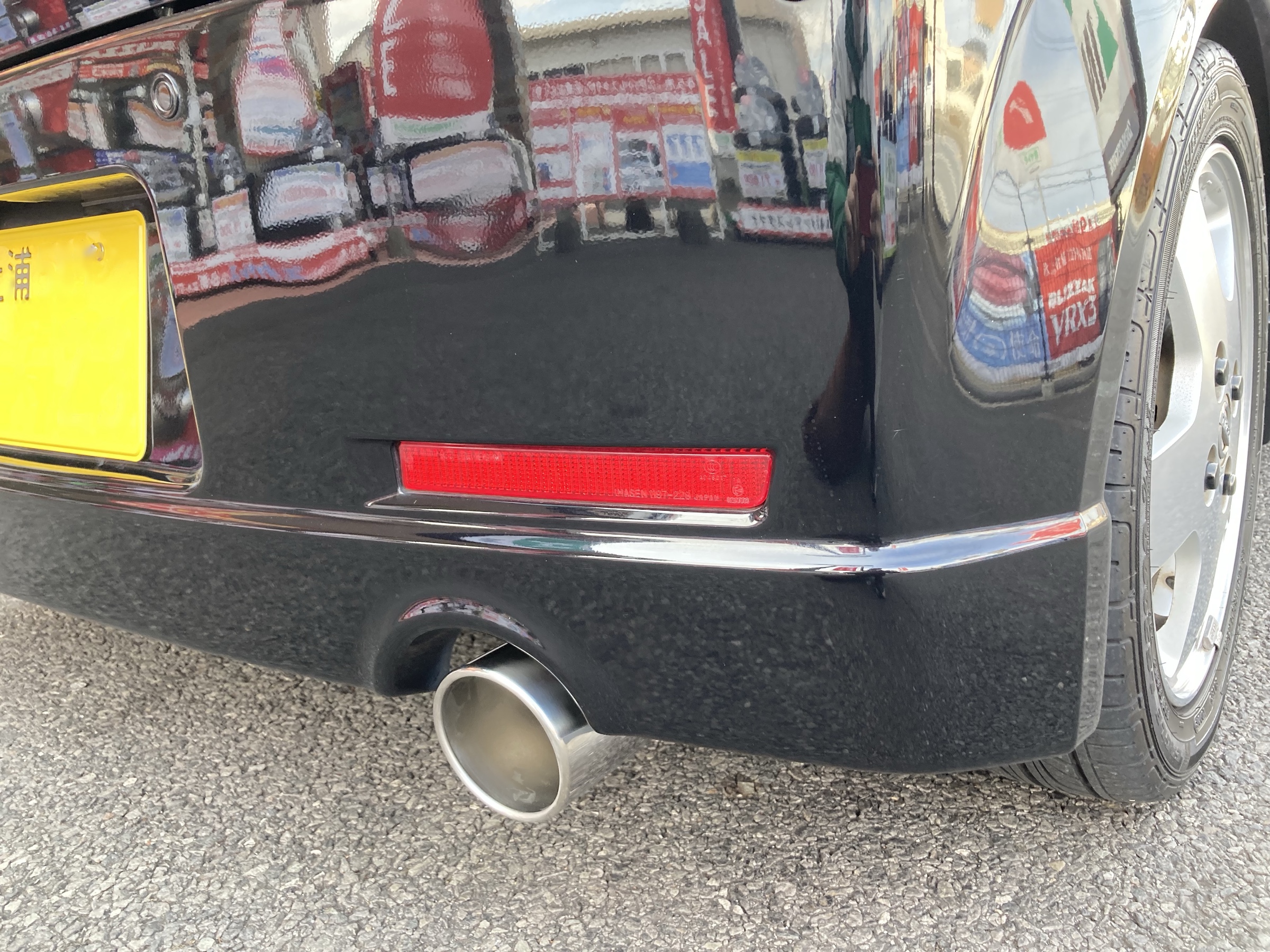 日産・オッティ・H92W】フジツボ・スポーツマフラーに交換しました