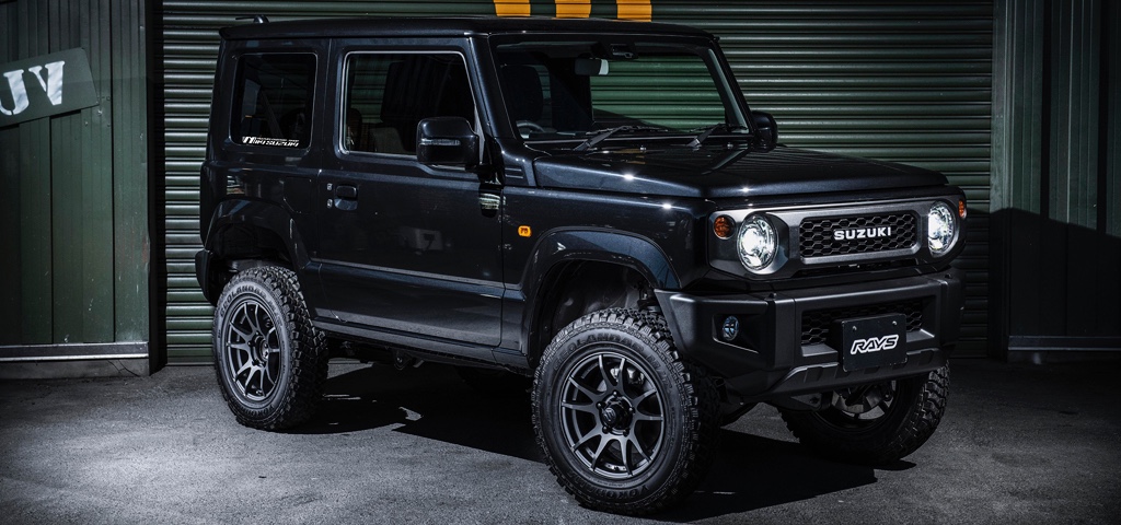 スズキ ジムニー JB64型 RAYSさんのグラムライツ57JVを比べてみま